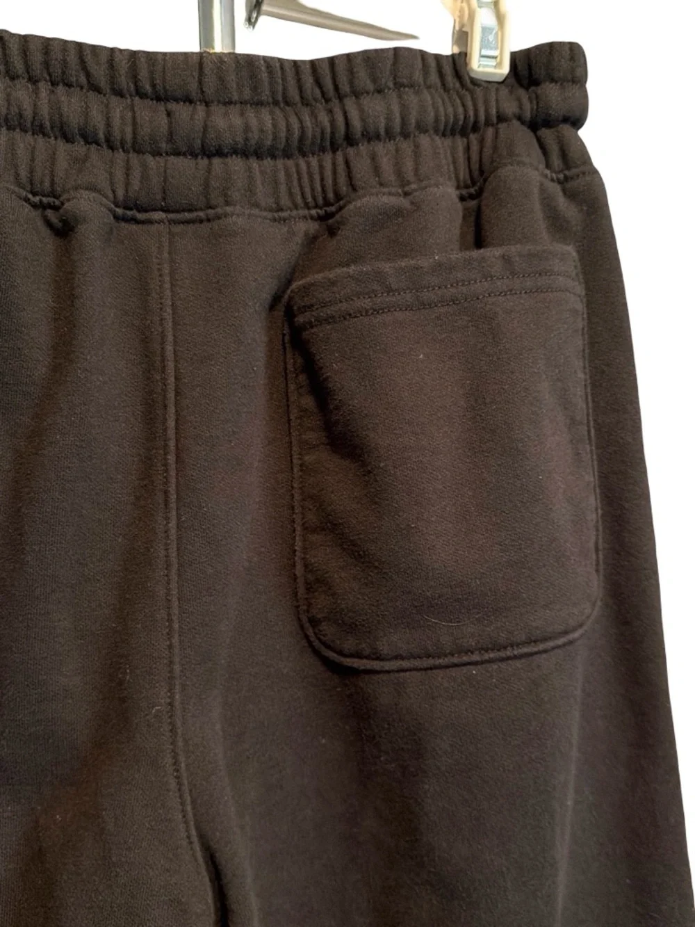 The North Face Unisex Lounge Wide Leg Sweatpants Black medium stretchy